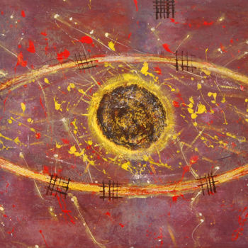 Pintura titulada "Exorbital" por N.A. Dietzen, Obra de arte original, Acrílico