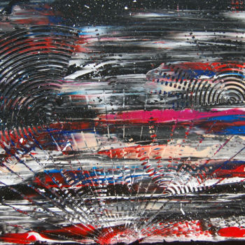 Schilderij getiteld "Ohnehass" door N.A. Dietzen, Origineel Kunstwerk, Acryl