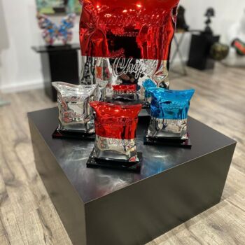 Sculpture titled "Amazing Chips Large…" by N Nathan, Original Artwork, Resin