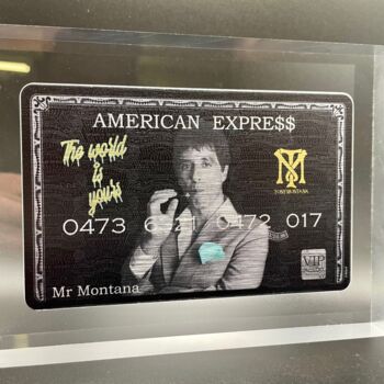 "Plexi Card Montana" başlıklı Heykel N Nathan tarafından, Orijinal sanat, Dijital Resim