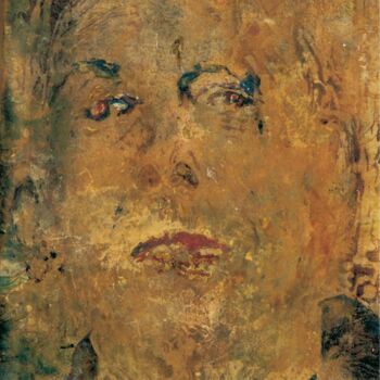 Pittura intitolato "Portrait I" da Nacera Kaïnou, Opera d'arte originale