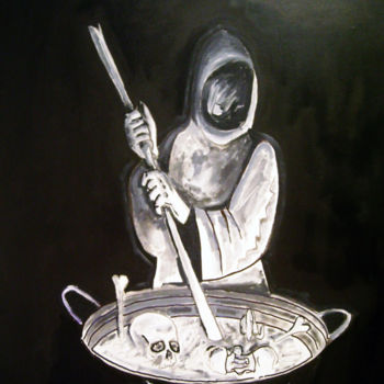 Pittura intitolato "Equinoccio" da Nacho Martínez, Opera d'arte originale