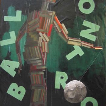 Painting titled ""Ball control"" by Nacho Rodríguez Izquierdo, Original Artwork