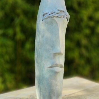 Скульптура под названием "Odaya" - Nad, Подлинное произведение искусства, Терракота