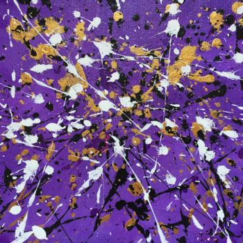 Malarstwo zatytułowany „purple sky” autorstwa Nada Ankh, Oryginalna praca, Akryl