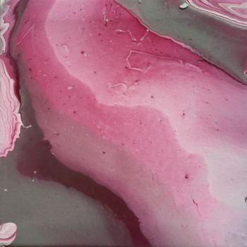 Peinture intitulée "Pinkish grey" par Nada Ankh, Œuvre d'art originale, Acrylique