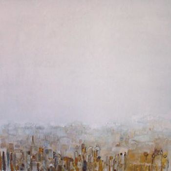 Pittura intitolato "La ville dort" da Nadée, Opera d'arte originale