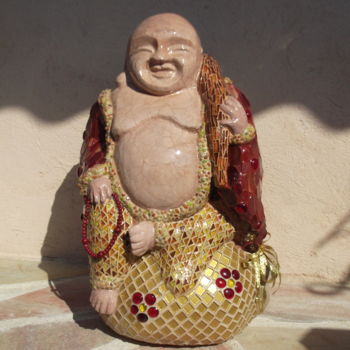 雕塑 标题为“bouddha” 由Nadege Gesvres, 原创艺术品, 石膏