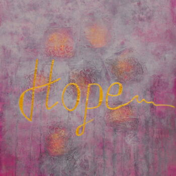 Картина под названием "Hope" - Nadezda Krivohizina, Подлинное произведение искусства, Акрил