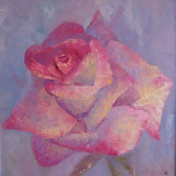 Painting titled "Gift" by Nadezda Krivohizina, Original Artwork, Oil