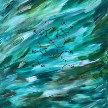 Картина под названием "Chlorophyll" - Nadezhda Nikulina, Подлинное произведение искусства, Акрил