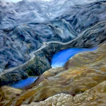 "Picturesque canyon" başlıklı Tablo Nadia Bedei tarafından, Orijinal sanat, Pastel