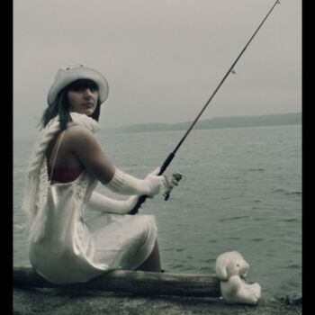 Fotografía titulada "Teddy wish a fish" por Nadia Romanova, Obra de arte original