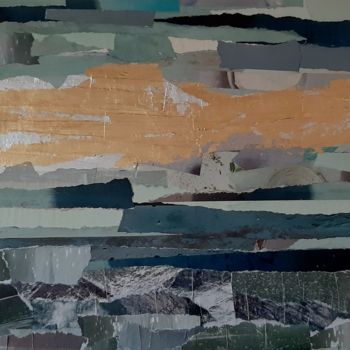 Коллажи под названием "Glacier - Collage s…" - Nadia Larosa, Подлинное произведение искусства, Коллажи