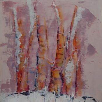 Schilderij getiteld "Trees Dance - Trees…" door Nadia Larosa, Origineel Kunstwerk, Acryl