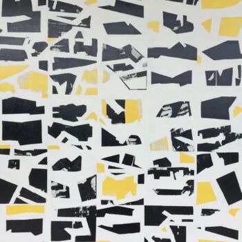 Pittura intitolato "Abstraction 07-2017" da Nadine Hardy, Opera d'arte originale, Acrilico