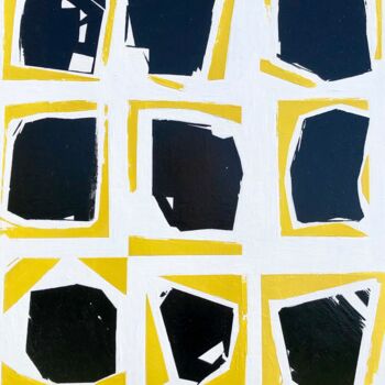 제목이 "Abstraction 07-19"인 미술작품 Nadine Hardy로, 원작, 아크릴