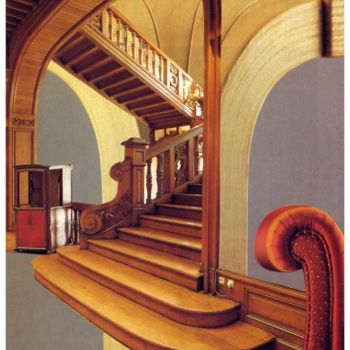 Photography titled "Escalier suspendu.j…" by Nadine Hiver, Original Artwork