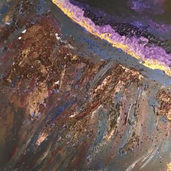 Painting titled "A VIEW OF MARS 3" by Nadine Roth, Original Artwork, Acrylic