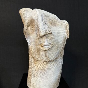 Sculpture intitulée "Chloris" par Nadine Vergues, Œuvre d'art originale, Fibre Textile