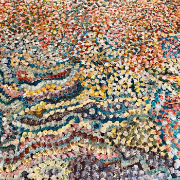 Ζωγραφική με τίτλο "DESERT FLOWERS" από Nadine Bourneix, Αυθεντικά έργα τέχνης, Ακρυλικό