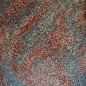Ζωγραφική με τίτλο "DESERT FLOWERS SERI…" από Nadine Bourneix, Αυθεντικά έργα τέχνης, Ακρυλικό