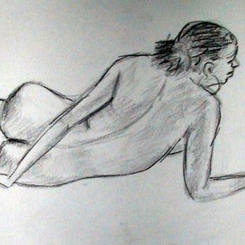 Drawing titled "Laurianne, toujours" by Nadine Nicaise, Original Artwork