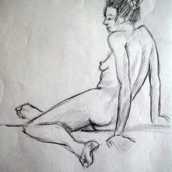 Drawing titled "Florence" by Nadine Nicaise, Original Artwork