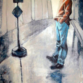 Painting titled "L'éclaircie" by Nadine Nicaise, Original Artwork