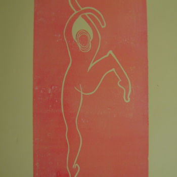 Incisioni, stampe intitolato ""Rosa" série-des-da…" da Nadine Trescartes (fildefériste), Opera d'arte originale, Incisioni s…