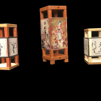 设计 标题为“3 lanternes japonai…” 由Nadine Wandel, 原创艺术品