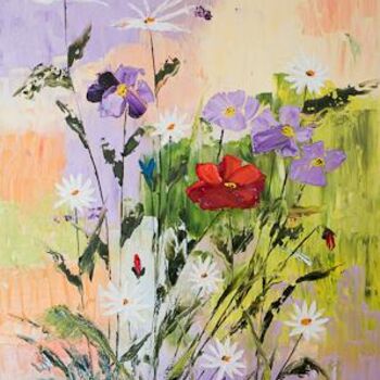 "envoler de printemps" başlıklı Tablo Nadine Coutellier tarafından, Orijinal sanat