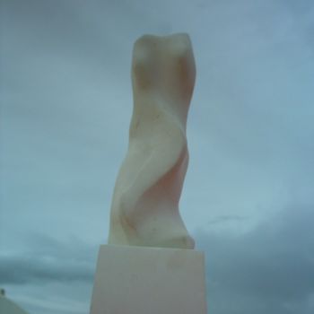 Sculpture titled "féminité" by Nadjiben, Original Artwork, Stone