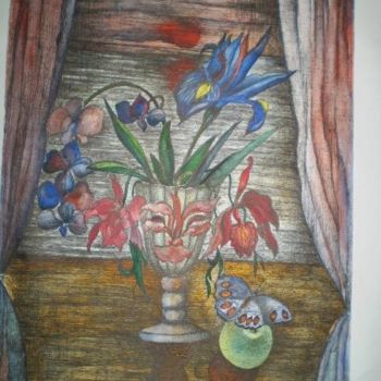 Painting titled "Orkideler,_sulubuya…" by Nadya, Original Artwork