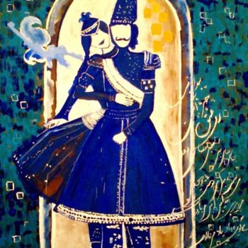 Painting titled "mr sibil va hamsara…" by Nafis, Original Artwork