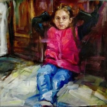 Картина под названием "Anastasia" - Nagia Chrisanthacopoulou, Подлинное произведение искусства, Акрил