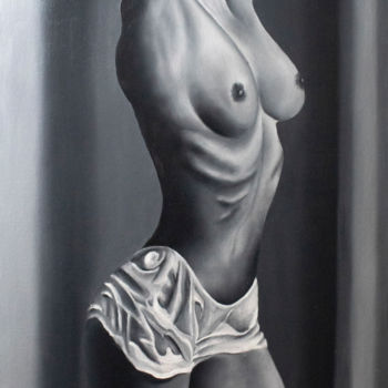 Peinture intitulée "Hétérogène" par Naïs Philip, Œuvre d'art originale, Huile
