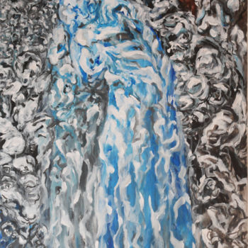 Pintura titulada "étreintes.jpg" por Bertrand Naivin, Obra de arte original, Acrílico