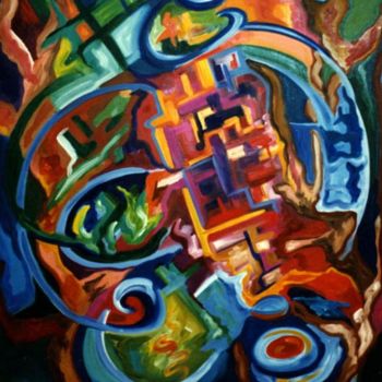 Painting titled "Concentration citad…" by Betty Najman, Original Artwork