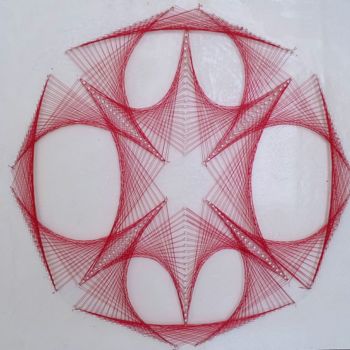 纺织艺术 标题为“ondulation” 由Awa Diallo, 原创艺术品, 事物