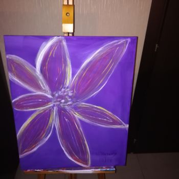 Painting titled "Soliflore" by Nathalie Formery, Original Artwork, Pastel