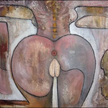 Peinture intitulée "Elephantastique" par Cyril Namiech, Œuvre d'art originale, Huile