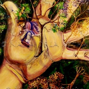 Malarstwo zatytułowany „Metamorfosis” autorstwa Nana De La Rocha, Oryginalna praca, Akryl