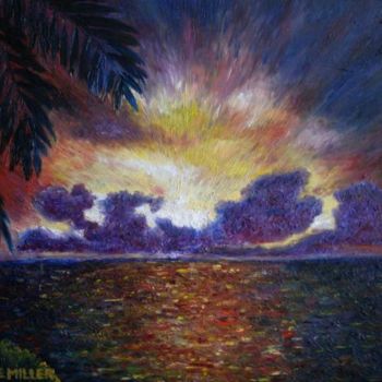 Dessin intitulée "SunsetSunrise" par Nanae Miller, Œuvre d'art originale, Autre