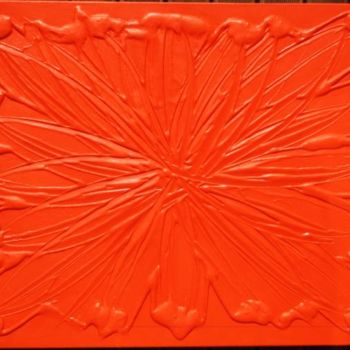 Peinture intitulée "orange comme ......…" par N A N A, Œuvre d'art originale, Huile