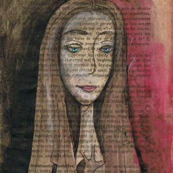 Pittura intitolato "Elle" da Nancy Van Reeth, Opera d'arte originale