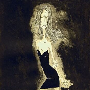 「Lara」というタイトルの絵画 Nancy Van Reethによって, オリジナルのアートワーク