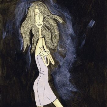 Картина под названием "Elisabeth M." - Nancy Van Reeth, Подлинное произведение искусства