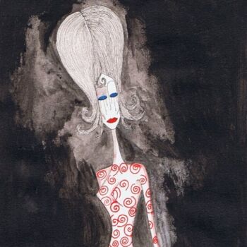 Картина под названием "Lisa Marie" - Nancy Van Reeth, Подлинное произведение искусства
