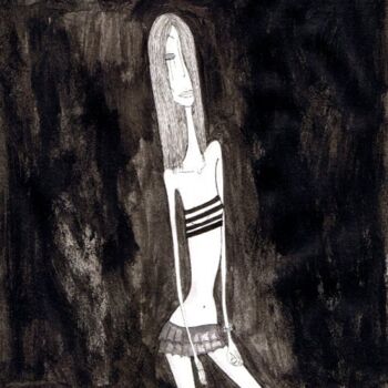 Картина под названием "Lou" - Nancy Van Reeth, Подлинное произведение искусства, Другой